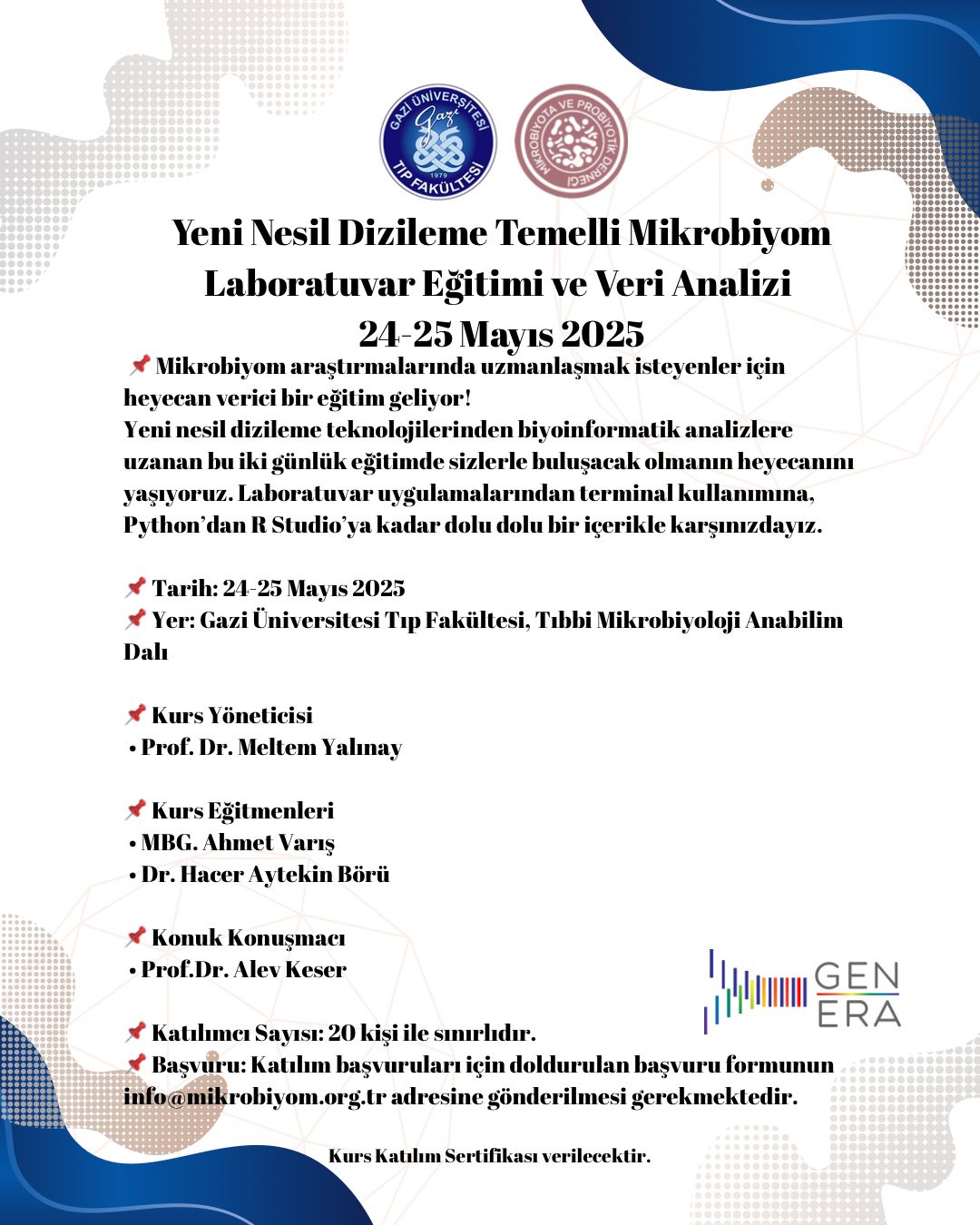 Yeni Nesil Dizileme Temelli Mikrobiyom Laboratuvar Eğitimi ve Veri Analizi